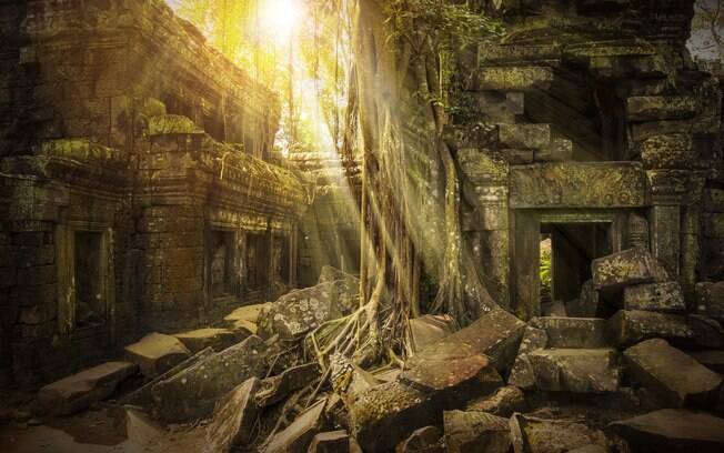 O Ta Prohm é um dos templos que aparecem no famoso longa estrelado por Angelina Jolie