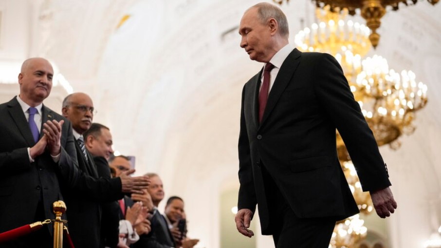 Putin tomou posse para seu quinto mandato