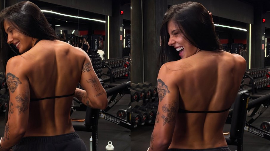 Ana Castela mostra costas definidas após treino e surpreende fãs.