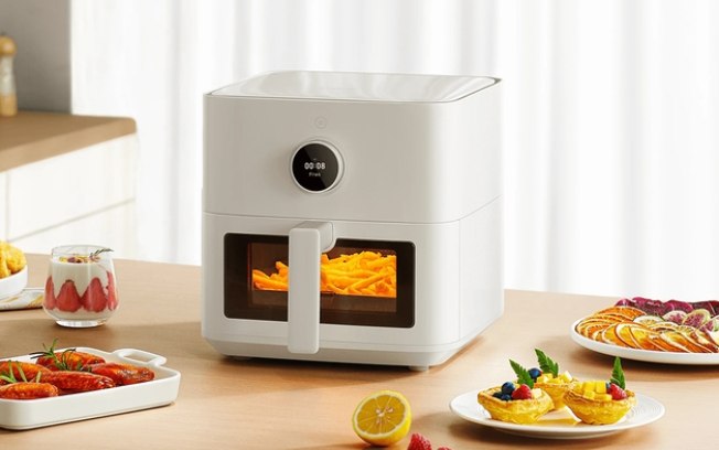 Xiaomi lança novas air fryer com até 5,5 litros e controles smart