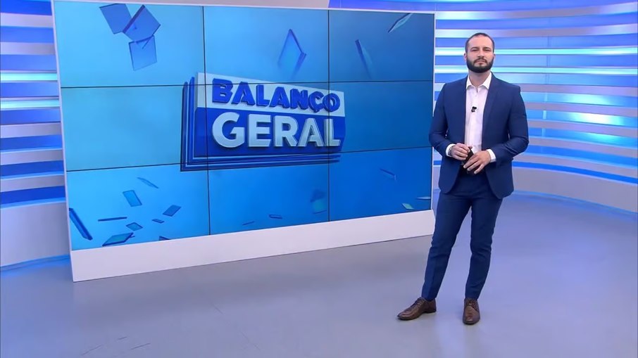 João Salgado estreou no Balanço Geral de Curitiba