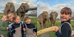 Virgínia Fonseca leva os filhos a um safári na Espanha