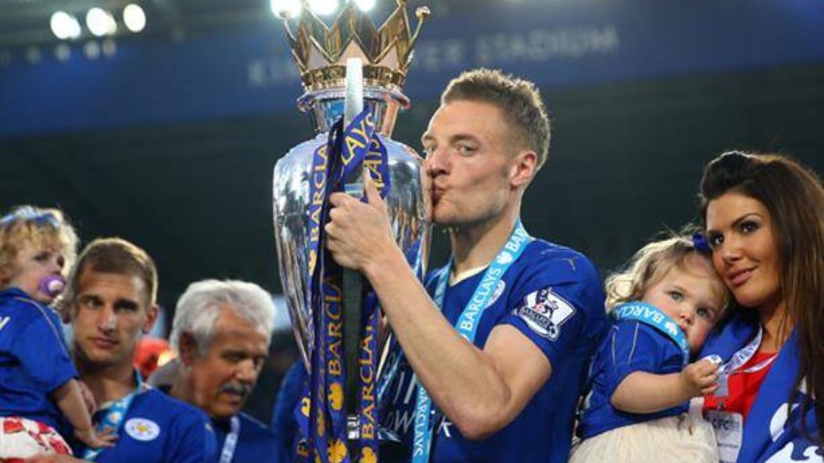 vardy campeão pelo leicester