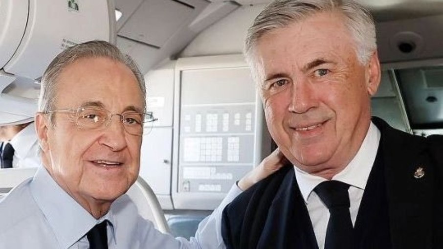 Florentino Pérez lembrou do contrato de Carlo Ancelotti