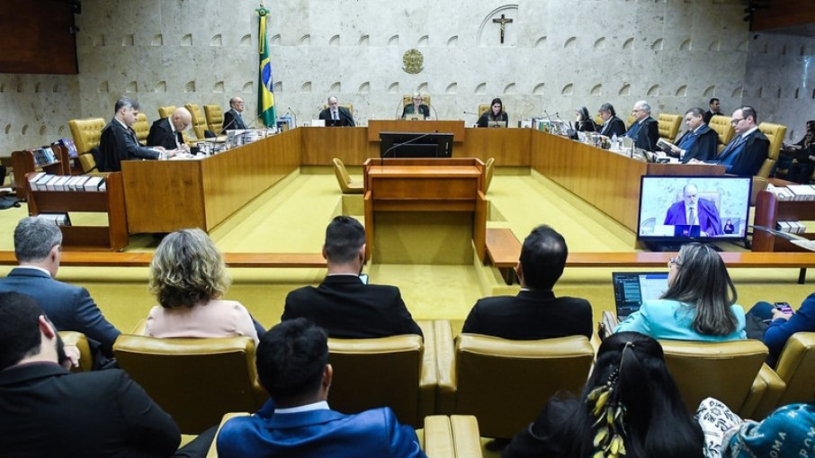 Plenário do STF durante julgamento 