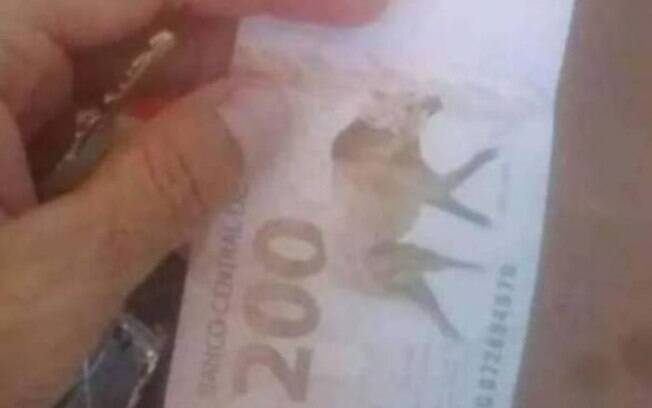 Nota de R$ 200 falsa circula no RJ antes de lançamento oficial