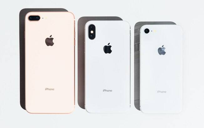 iPhone 8 Plus, iPhone X e iPhone 8; essa é a primeira vez que a Apple lança três modelos na mesma geração