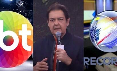 Faustão prestigia estrelas da Globo e ignora Record e SBT