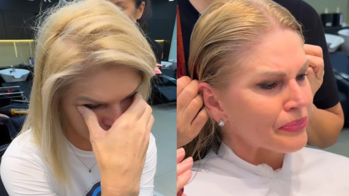 Val Marchiori enfrenta câncer e se emociona ao cortar cabelo