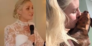 VÍDEO: Noiva homenageia cachorrinha em discurso de casamento