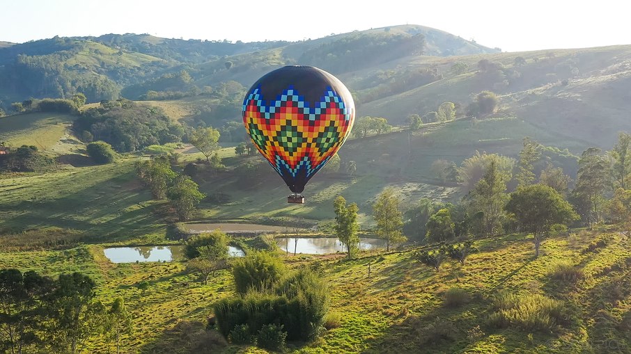 Voo de balão em Socorro-SP