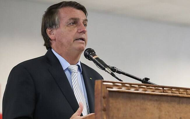 Bolsonaro esteve presente no evento de inauguração do eixo principal da ponte Guaíba, em Porto Alegre (RS)