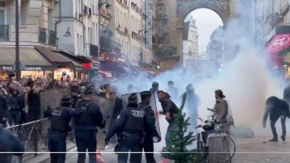 Curdos entram em confronto com a polícia em Paris