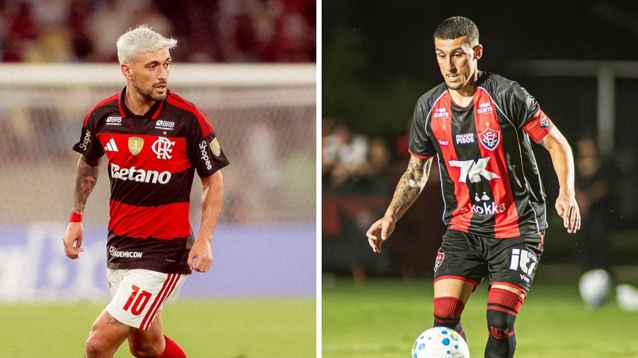 Arrascaeta, no Flamengo, e Baralhas, no Vitória, serão titulares