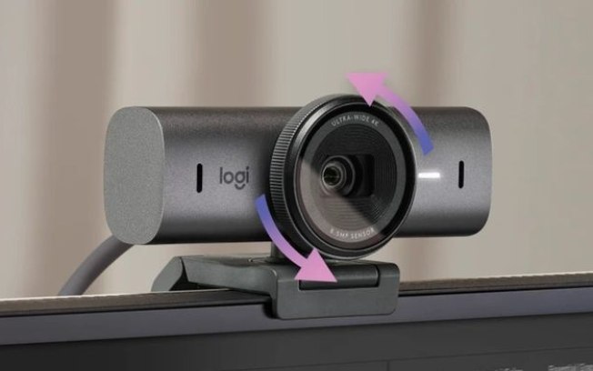 Logitech lança câmera MX Brio com imagens em 4K e Modo Show