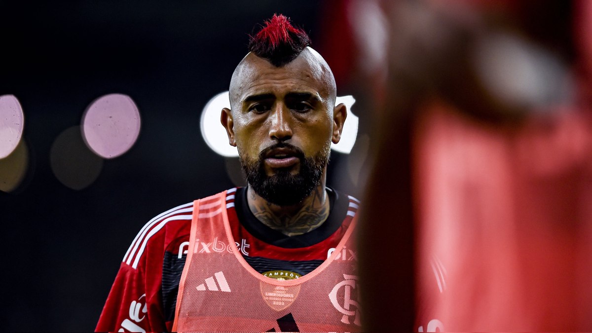 Vidal não jogará contra o Fluminense