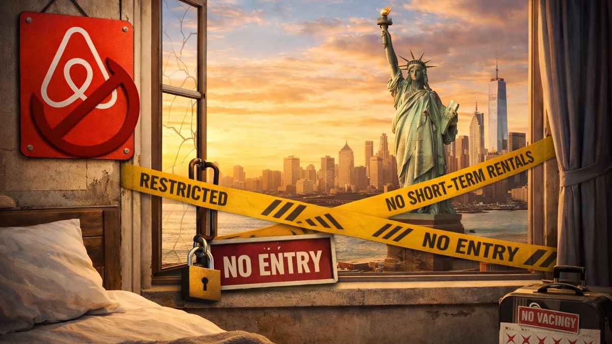 Airbnb é proibido em Nova York Airbnb é proibido em Nova York
