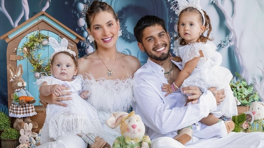 Maria Flor, Virginia Fonseca, Zé Felipe e Maria Alice