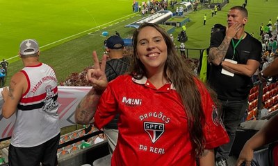 Torcedora que espera bebê 'Nestor' escapou de ataque na Colômbia