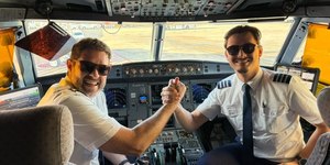 Irmãos pilotos da Latam dividem cabine de Airbus pela 1ª vez