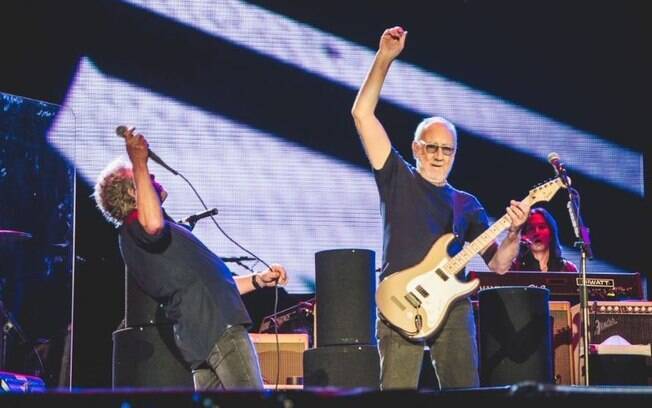 The Who mostra que, mesmos setentões, estão cheio de energia em seus shows