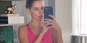 Deborah Secco expõe abdômen trincado após treino pesado