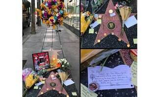 Fãs de Stan Lee prestam homenagens em sua estrela na Calçada da Fama