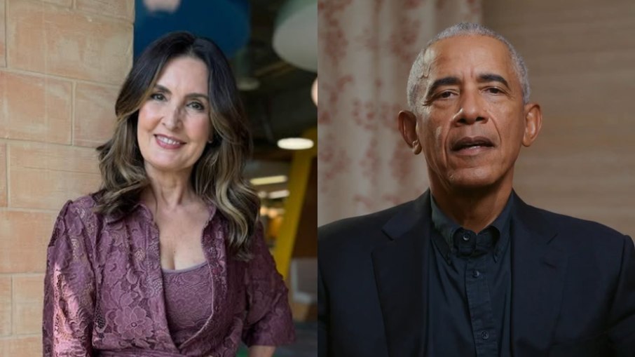 Fátima Bernardes e Barack Obama