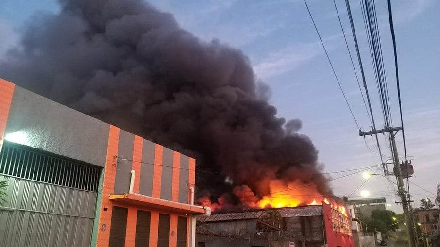 Incêndio na região da Pampulha