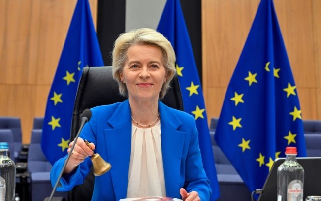 A presidente da Commissão Europeia, Ursula von der Leyen