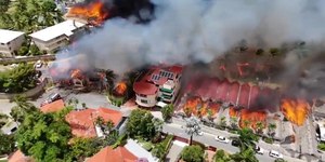Incêndio no Caribe mata turista e obriga retirada de 1700 pessoas