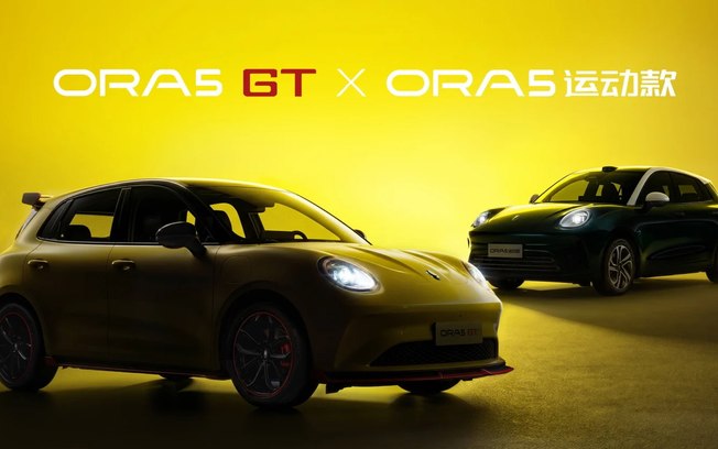 GWM revela versões GT e Sport para o Ora 5 na China