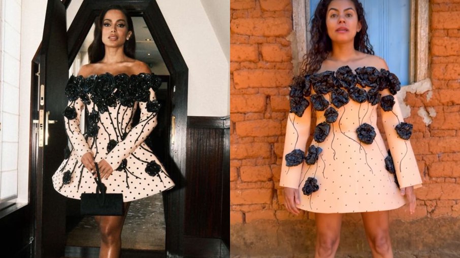 Influenciadora do Tocantins viraliza ao reproduzir look usado por Anitta com EVA e saco de lixo