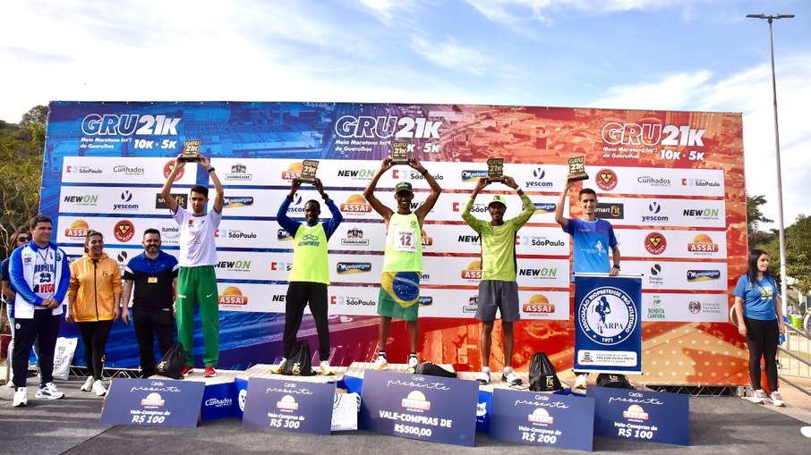 A entrada de Guarulhos no circuito de grandes meias maratonas internacionais no país foi em grande estilo.