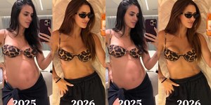 De biquíni, Bruna Biancardi faz comparativo do corpo pós-gravidez