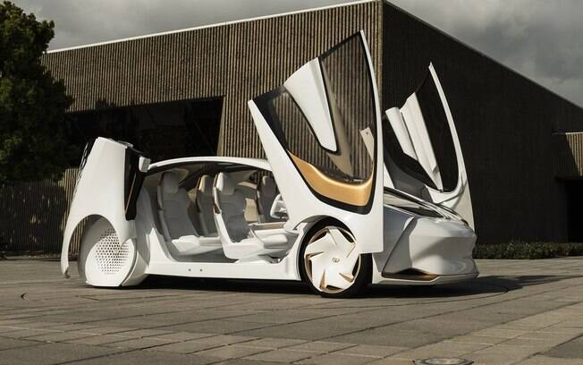 Toyota-ii Concept, exibido em Tóquio, mostra como a marca enxerga os módulos autônomos do futuro