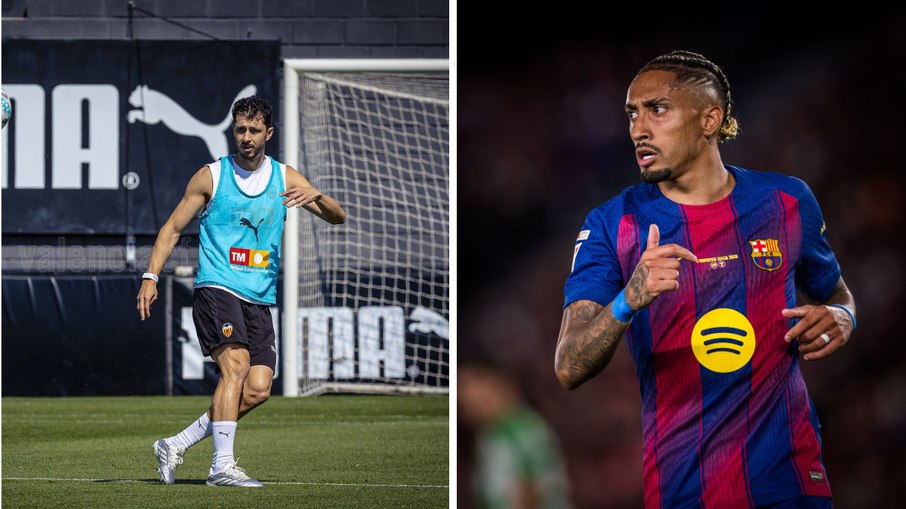 Valencia busca vaga na Conference League diante do já campeão Barcelona, de Raphinha
