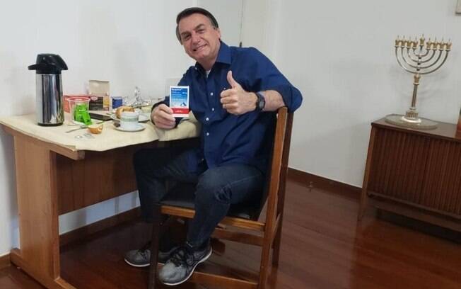 Jair Bolsonaro publicou foto em seu Twitter