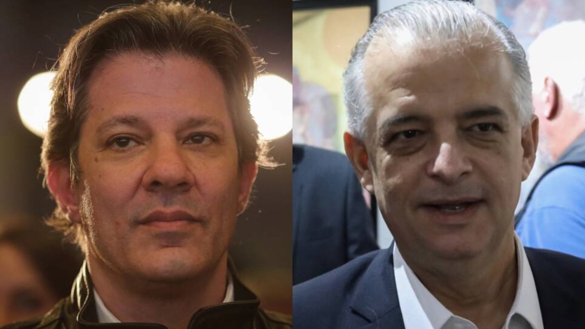 O ex-prefeito Fernando Haddad (PT) e o ex-governador Márcio França (PSB)