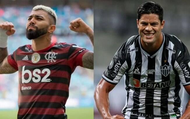 Gabigol e Hulk disputam gol a gol a artilharia da temporada no Brasil