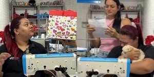 Chefe surpreende funcionária com cachorrinha após perda de pet