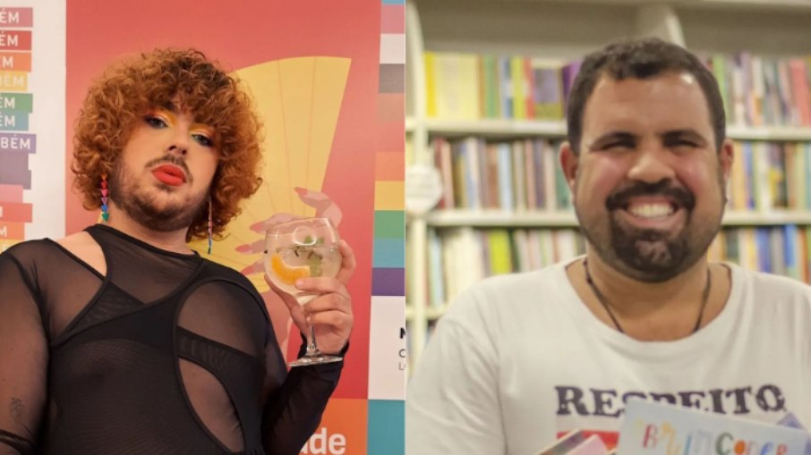Gui Teixeira (esquerda) é trans não-binária e Deko Lipe (direita) é um homem cis e gay. Ambos são pessoas gordas e compartilham as próprias experiências enquanto pessoas LGBT que também vivenciam a gordofobia