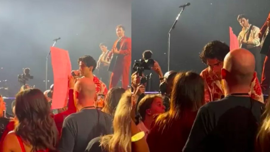 Jonas Brothers homenageiam filha de fã em show