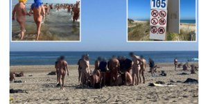 Prática de swing ao ar livre causa polêmica em praia de nudismo