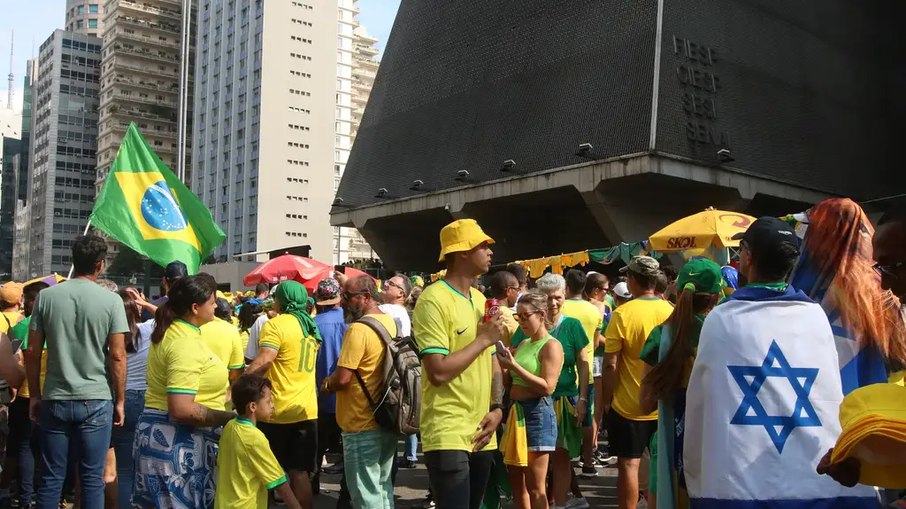 Ato em apoio ao ex-presidente da República, Jair Bolsonaro, na Avenida Paulista – 25.02.2024