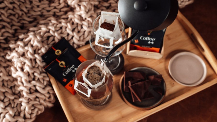 Kit com 4 tipos de café da Coffee++ para degustar os sabores da marca