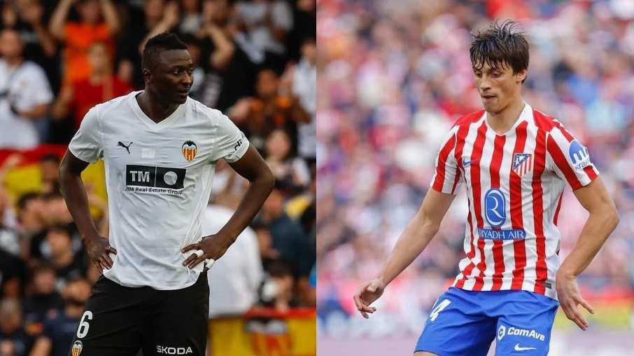 Sadiq e Le Normand fazem embate em Valência x Atlético de Madrid