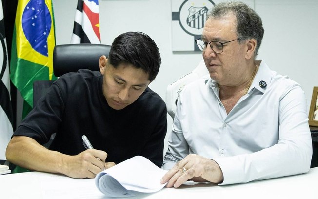Santos amplia vínculo com o meia boliviano Miguelito Santos amplia vínculo com o meia boliviano Miguelito