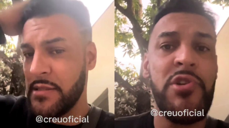 MC Créu rebateu Naldo Benny nas redes sociais