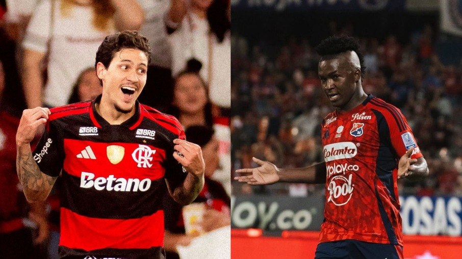Pedro e José Ortíz são destaques de Flamengo e Medellín